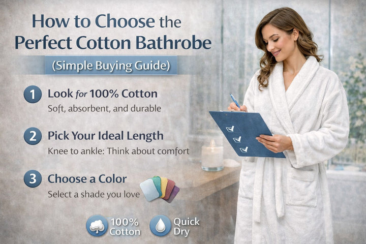 How to Choose the Perfect Cotton Bathrobe (Simple Buying Guide) Dan River