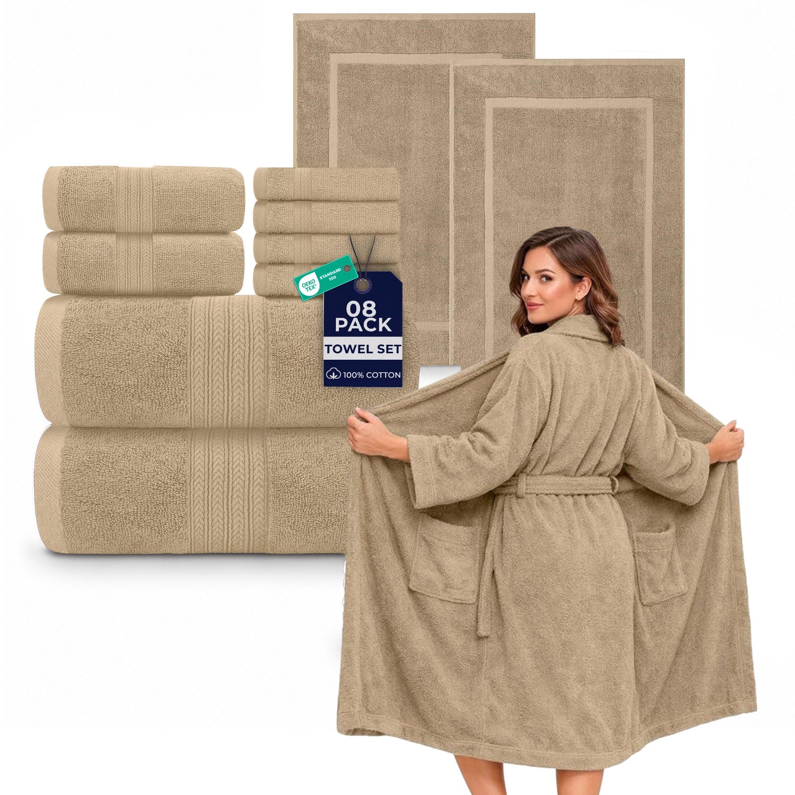 Hotel Collection Bath Bundle – Tan