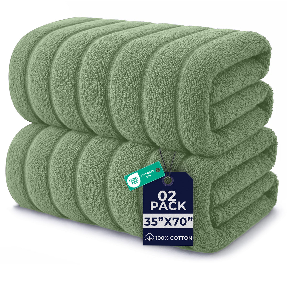 Cloud Plush Oversized Cotton Bath Sheets